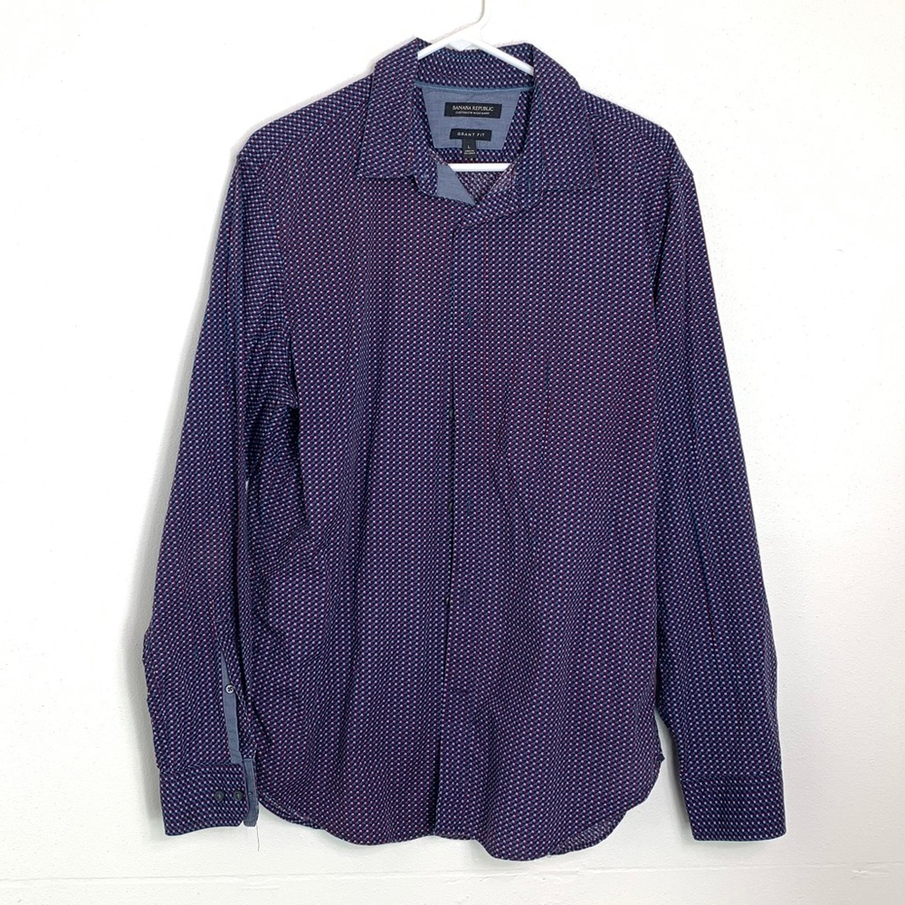 Banana Republic custom 078 wash shirt grant fit L